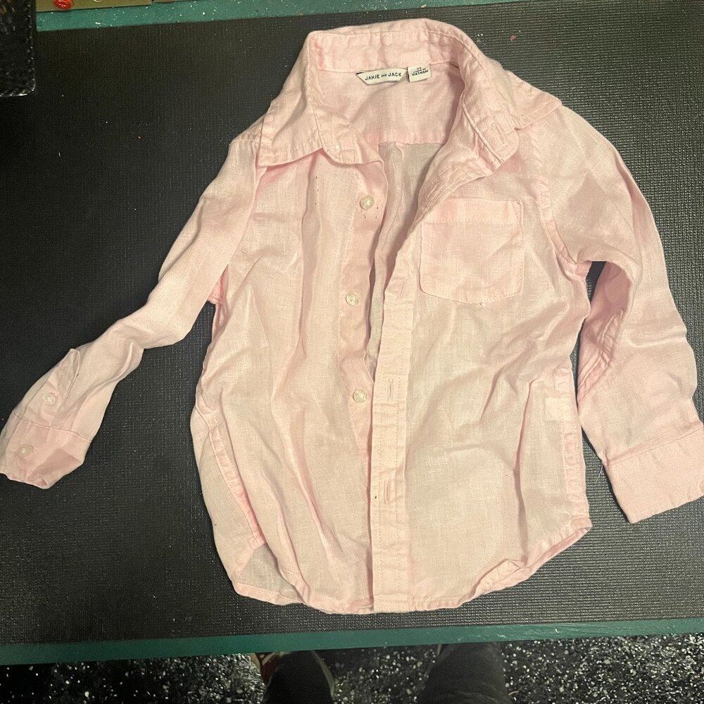 EUC Janie and Jack Pink Collared Shirt (2T)